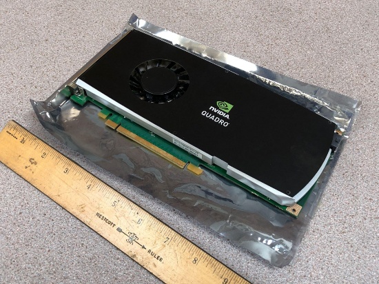 DELL X9YDW Nvidia Quadro FX 3800 1GB GDDR3 PCIe SLI DisplayPort DVI Video Card
