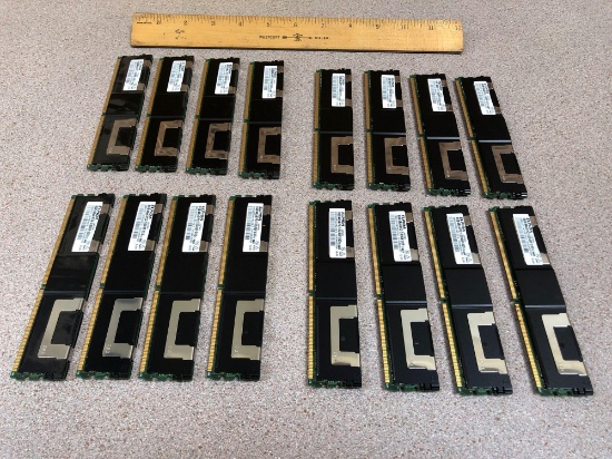 Apple / Server Memory / Elpida 8GB PC2-5300F Fully Buffered ECC Modules - 16pcs