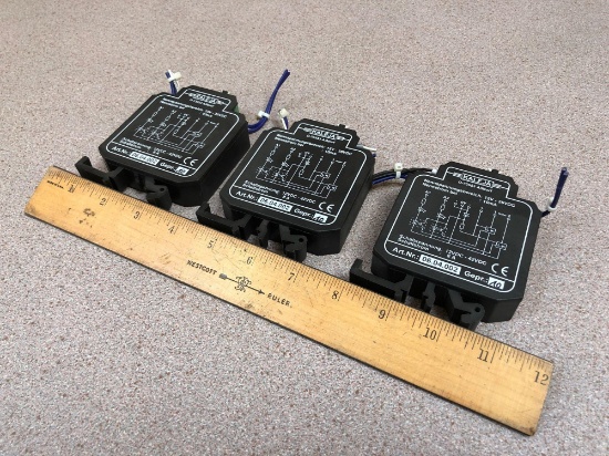 KALEJA 06.04.002 D-73553 Aldorf DC Motor - Speed Control Relays - 3pcs
