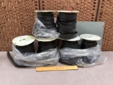 IPOTEC Silicone Rubber Coated Glassfiber Sleeving / Tubing 7/8in AWG Black - 6rolls