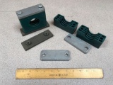 Tube / Pipe Plastic Clamps - 2pcs
