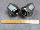 Stainless Steel Pipe 90degree Threaded Elbows - 2pcs