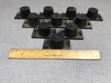 Mason NDB Black Rubber Floor Mount Vibration Isolators - 10pcs