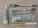 Zinc Plated Turnbuckles - 5pcs
