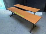Fixed Legs Rolling Tables 96x24x28.75 - 2pcs