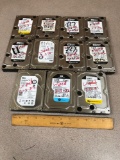 Western Digital Black / Enterprise Storage / Dell Constellation 1TB SATA Hard Drives - 11pcs