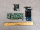 Half Height Computer Cards / Gigabyte & ATi Radeon Video Cards & USB 3.0 - 3pcs
