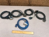 CISCO 72-0791-01 CAB-V35MT Male DTE V.35 10ft Serial Network Cables - 5pcs