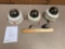 Pelco & Hikvision Security Surveillance Dome Cameras - 3pcs