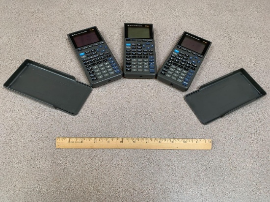 Texas Instruments TI-82 Graphing Calculators - 3pcs