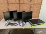 Dell 24in LCD Computer Monitors - 4pcs