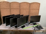 BenQ E2400HD Glossy Black 24in LCD Computer Monitors HDMI VGA DVI - 8pcs