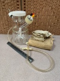 Wheaton Jacketed Glass Bioreactor - Spinner Flask