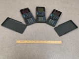 Texas Instruments TI-82 Graphing Calculators - 3pcs