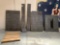 Black & Gray Plywood Panels - 25pcs