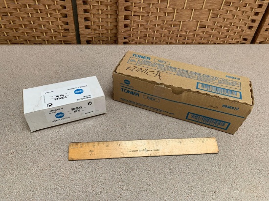 Konica Minolta MS-5D Staples Cartridges & TN211 Black Toner for BizHub Copiers - 2pcs