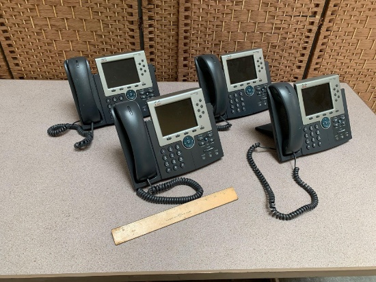 Cisco IP Phone 7965 VoIP Business Phones - 4 pcs