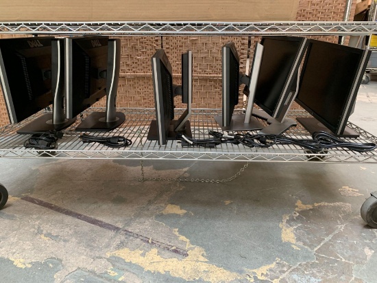 Dell 19in LCD Computer Monitors DVI / VGA - 6pcs