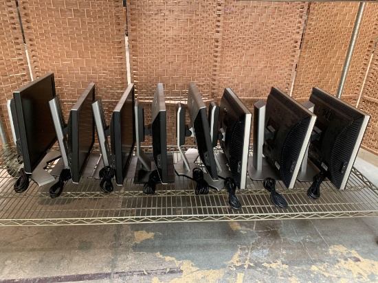Dell 1907FP Ultrasharp 19in LCD Flat Panel Computer Monitors DVI VGA - 8pcs