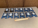 Western Digital WD / Seagate / Toshiba - 250 GB SATA Hard Drives w/ Dell Caddies - 12pcs