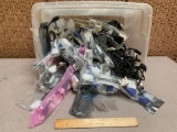 Box Full of Computer Video Cables / DVI - DVI / VGA - VGA / DP - DVI