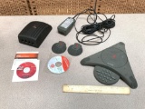 Polycom Soundstation EX Conference Phone w/ Microphones & ViewStation