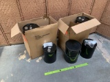 Yankee Containers 5 Gallon Black Steel Containers - 9pcs