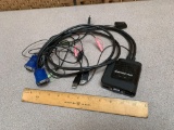 IOGEAR GCS72U 2-Port USB Cable KVM Switch with Audio & Mic