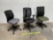 Rolling Office / Conference Room Chairs - 3 pcs