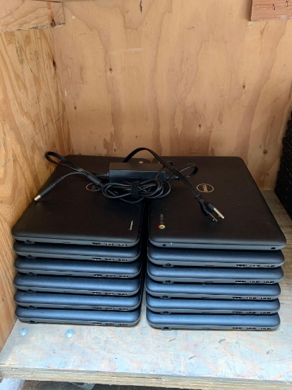 Dell Chromebooks 11 3180 Intel Celeron N3060 1.6GHz 4GB 16GB Chrome OS Wifi BT - 12pcs