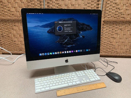 Apple iMac A1418 21.5in LCD Intel i5 Quad Core 2.7GHz 8GB 1TB Wifi Bt Cam Catalina Desktop PC