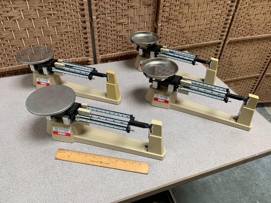 Ohaus Triple Beam Balance Scale 2610g / 5lb-2oz - 4pcs