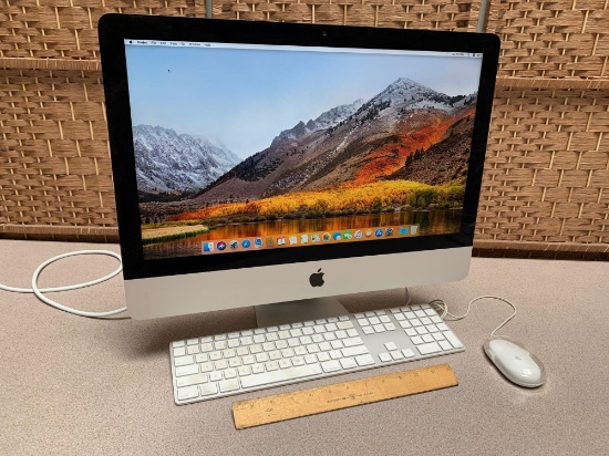 Apple iMac A1418 21.5in LCD Intel Core i5 2.7GHz 8GB 1TB Wifi Bt Cam High Sierra Desktop PC