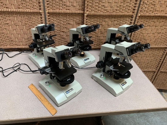 Meiji ML2000 Binocular Phase Contrast Microscope - 5pcs