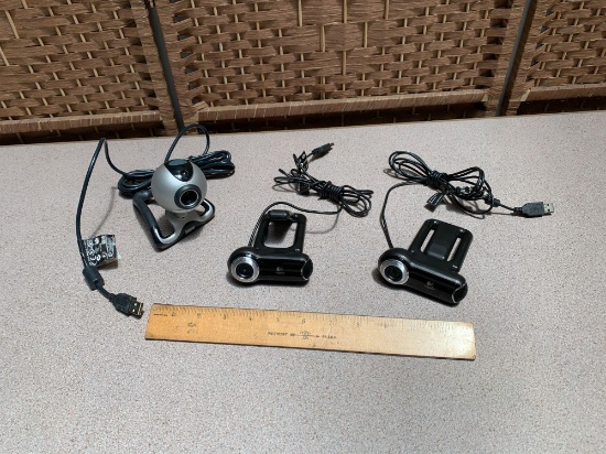 Logitech & Cisco USB Webcameras - 3pcs