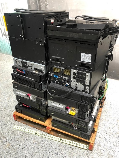 Pallet with APC UPS's & Batteries 2638lbs