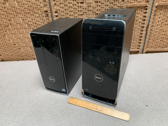 Dell Inspiron 3650 i5-6400 2.7GHz 8GB 1TB & Dell XPS 8700 i7-4770 3.4GHz 12GB 1TB Computers - 2 pcs