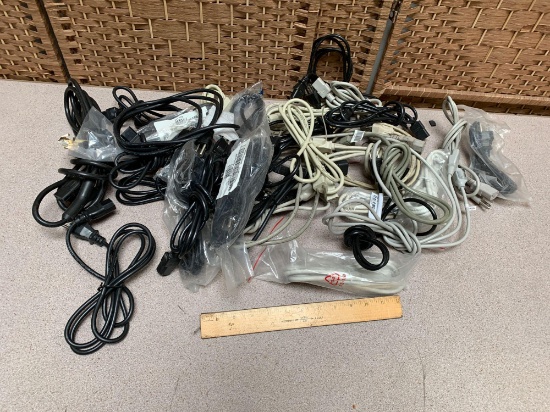 AC Power Cables / Computer / Monitor - 28pcs