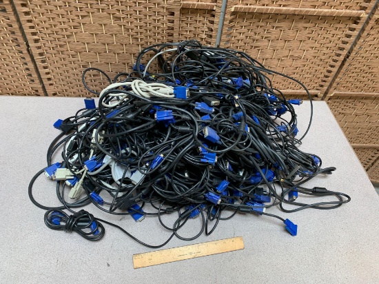 VGA Video Cables & USB Printer Cables - 120pcs