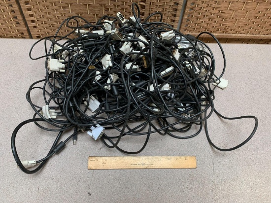 DVI Video Cables & USB Printer Cables - 50pcs