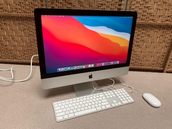 Apple iMac A1418 21.5in LCD Intel i5 Dual Core 1.6GHz 8GB 1TB Wifi Bt Cam Big Sur Desktop PC