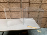 Clear Plastic Boxes 21.5x21.5x19.75 / 21.5x21.5x14 - 2pcs