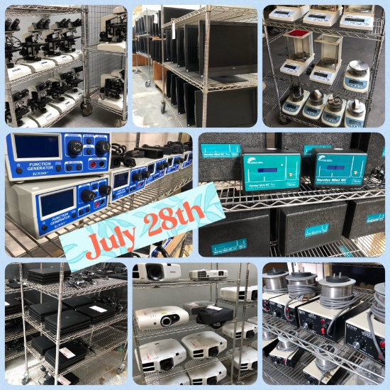 July Electronics Dell AIOs Microscopes Lab & MORE