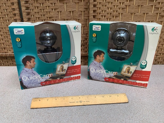 Logitech QuickCam Pro 5000 USB Webcameras - 2pcs