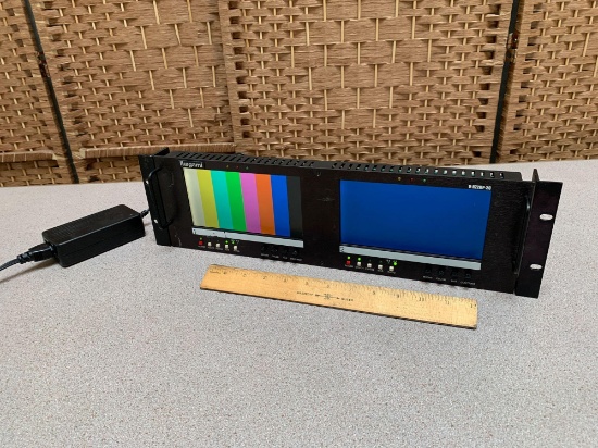 Ikegami / Marshall V-R72DP-2C Dual 7in LCD Rackmount Production Monitors