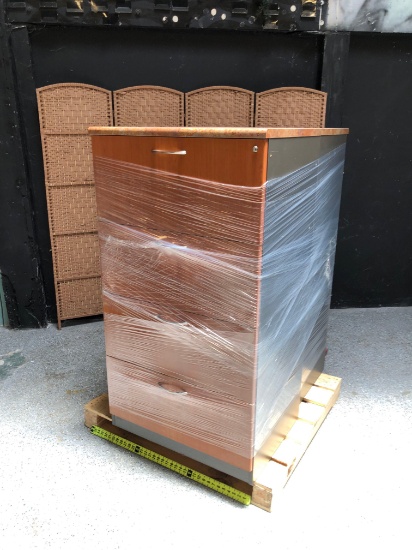 Omni Pacific 4 Drawer File Cabinets 22x30x55 - 2pcs