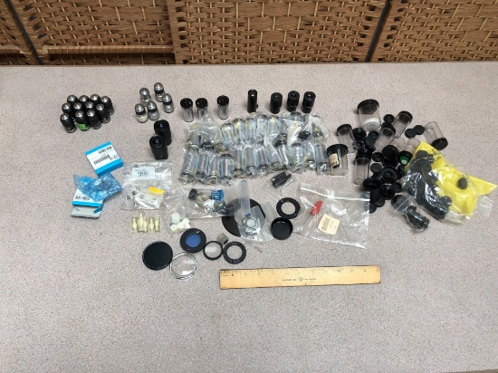 Microscope Parts / Eyepieces / Objective Lenses - 42pcs