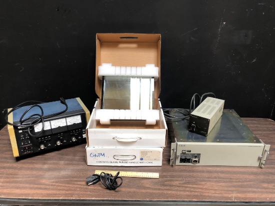 E-C EC600 High Voltage Power Supply / Glass Blocks / Sony Camera Control Unit & Camera Adaptor