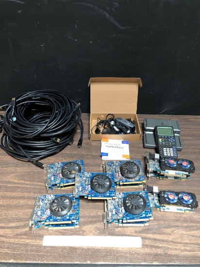 Video Cards / TI Graphing Calculators / Bluetooth Barcode Laser Scanners / HDMI Cables