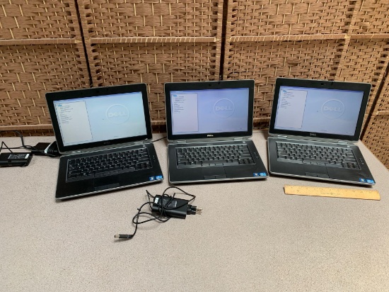 Dell Latitue E6430 Intel i5-3380M 2.9GHz 4GB 320GB NO OS Wifi Bt nVidia Video Laptops - 3pcs